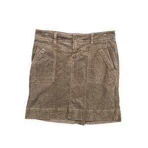 The North Face Skirt Womens 2 Biscuit Stretch Corduroy Zip Fly Pockets Mini